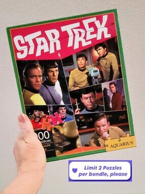 Aquarius STAR TREK Kirk Spock Jigsaw Puzzle 1000 pieces